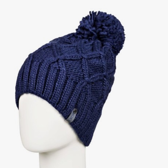 🌼 ROXY MEDIEVAL BLUE WINTER BEANIE 🌼 - Picture 6 of 8